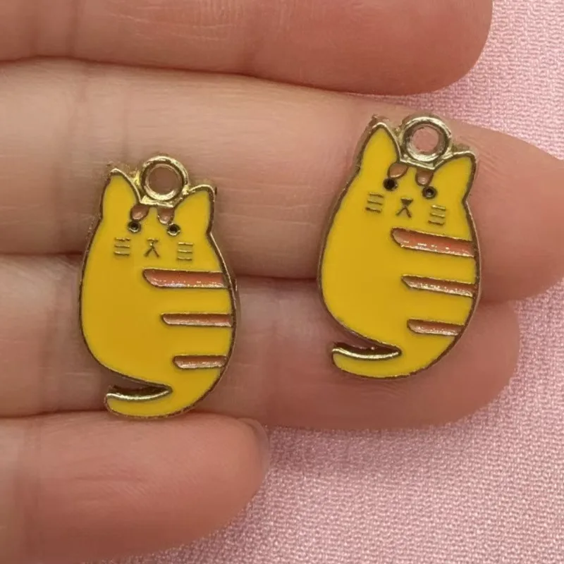 10pcs Manufacturer Animal Alloy DIY Jewelry Accessories in Stock Cartoon Style Handmade DIY Jewelry Drip Oil DIY Jewelry Accesso