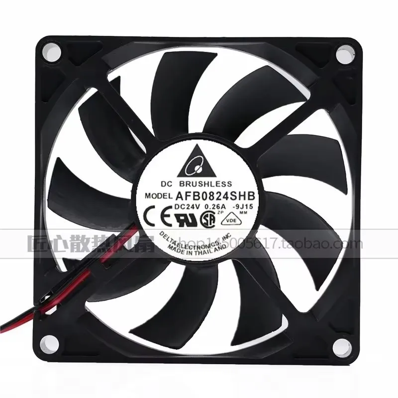 

Новый вентилятор охлаждения AFB0824SHB 80*80*15 мм, 8 см, 24 В, 0.26 А, с двойным шарикоподшипником, для преобразователей частоты