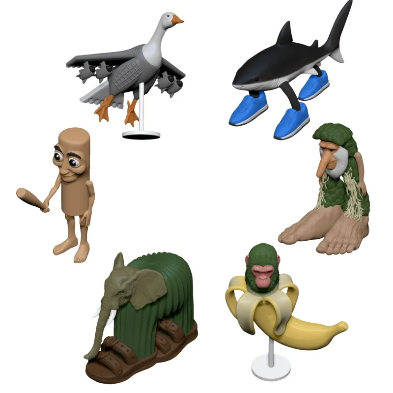

AI Tung Tung Tung Sahur Building Block Toy Game Tralalero Tralala bombardiri crocod Building Blocks Meme Figurines Italian