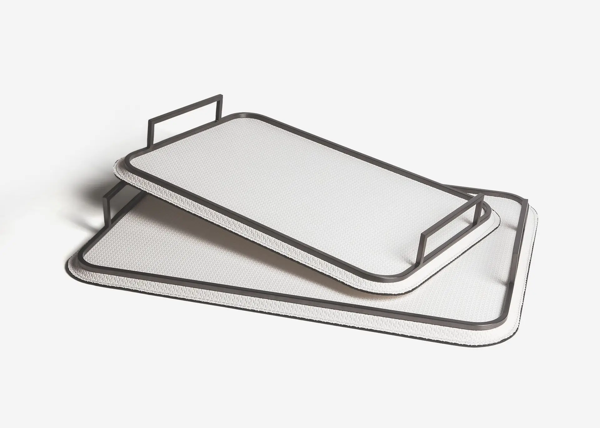 

Modern, simple, leather, wrought iron, tray, ornament, living room, coffee table, light luxury, home