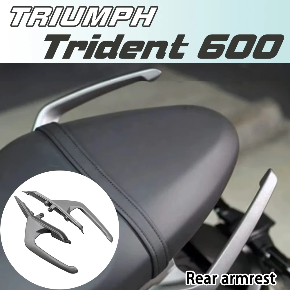 

Motorcycle modified rear grab handle, passenger tail spoiler aluminum alloy grab handle suitable for Triumph Trident 660