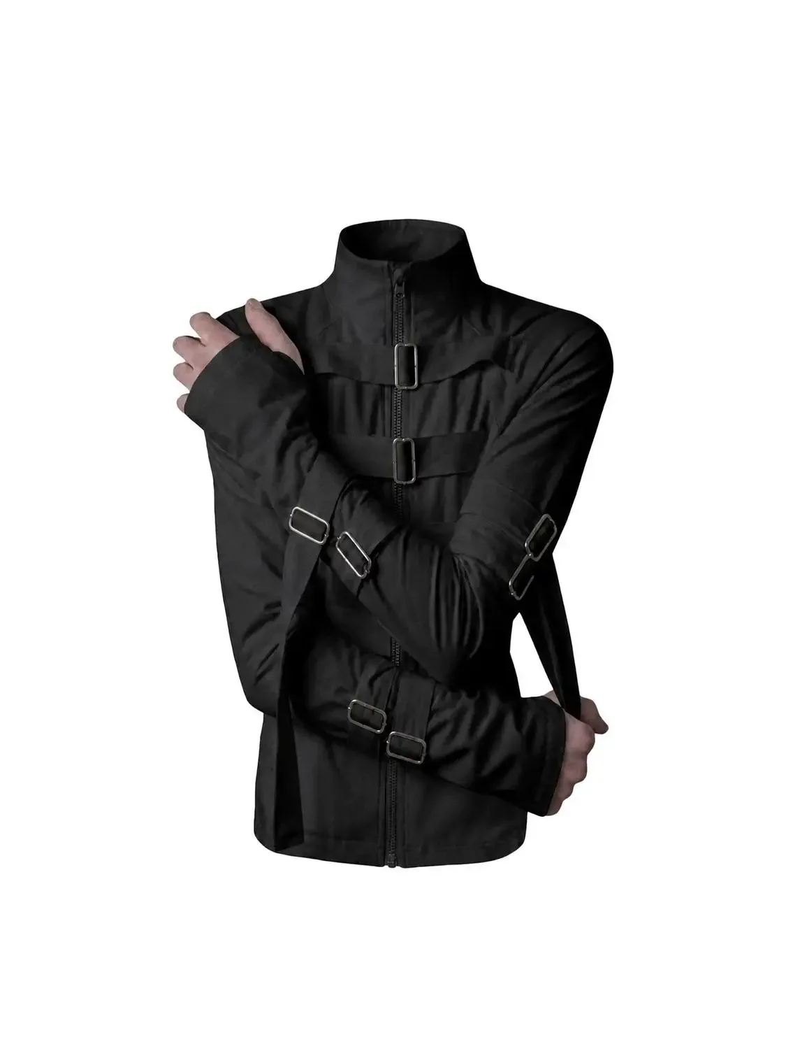 Y2k new solid color stand up collar buckle retro design women jacket streetwear high street men and women hoodie