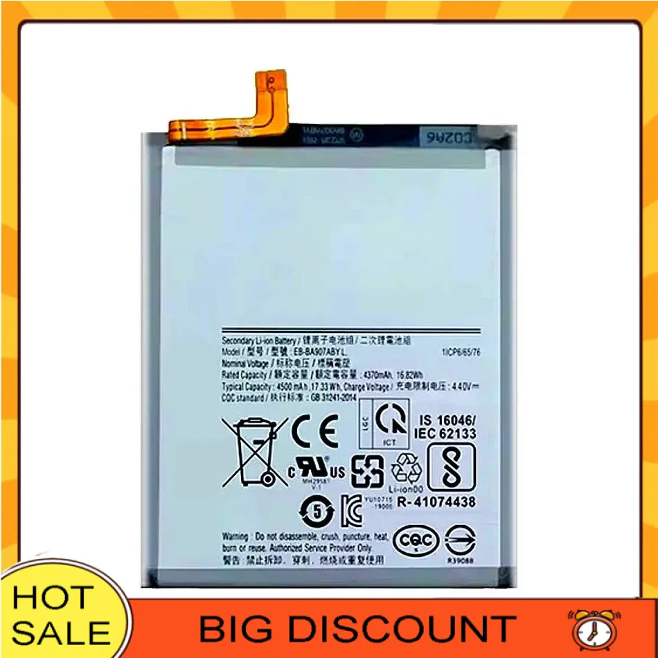 

Mobile Phone Battery High-Efficiency For Samsung Galaxy S10 Lite 4500Mah EB-BA907ABY