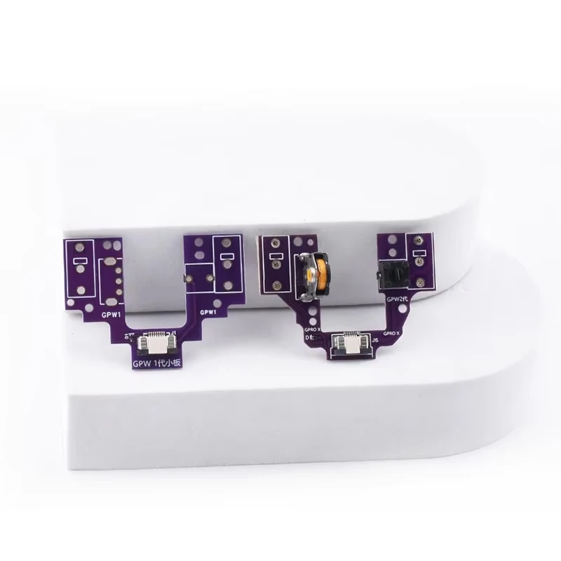 GPW 1st and 2nd generation micro hot swappable mouse buttons with solder free small board