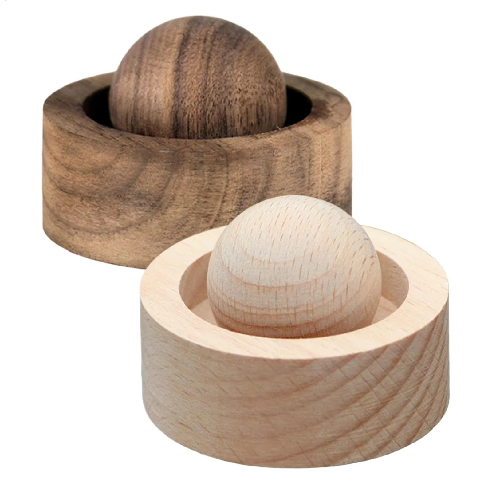 Diffuseur d'arômes pour voiture en bois – Nécessite une huile essentielle, remplissage manuel, bloc parfumé en bois naturel pour voiture, sans chaleur ni eau