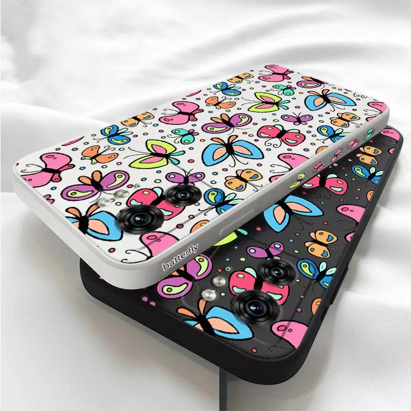 EDGE40 Charm Butterfly Silicone Phone Case For Motorola Moto EDGE 30 40 20 40Neo EDGEPLUS E13 E20 E22i E7Plus E32 E6S E22 Cover image 5