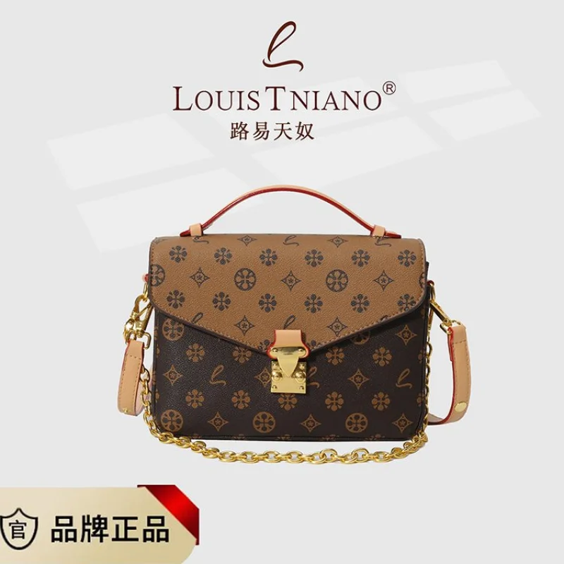 

Прочная высококачественная кожаная женская сумка через плечо, элегантная классическая сумка через плечо для известного дизайнера