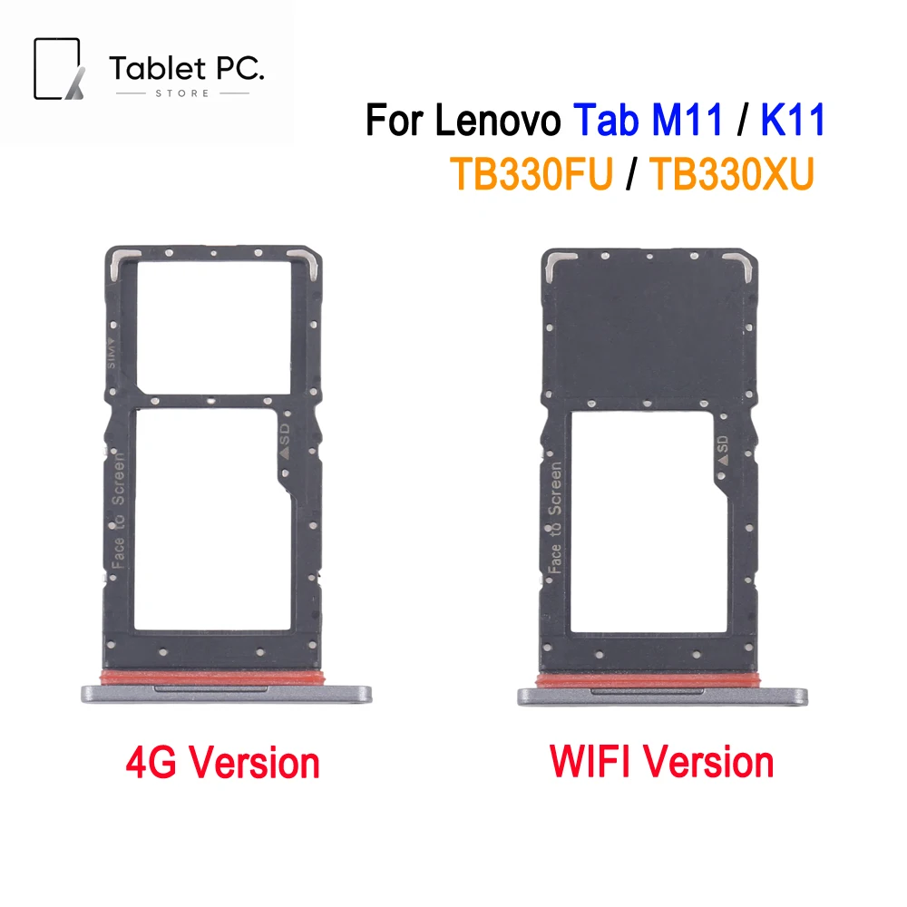 Лоток для SIM-карты TB330 для Lenovo Tab M11 / K11 TB330FU TB330XU, версия 4G, лоток для SIM-карты + Micro SD / лоток для Micro SD-карты, версия WIFI