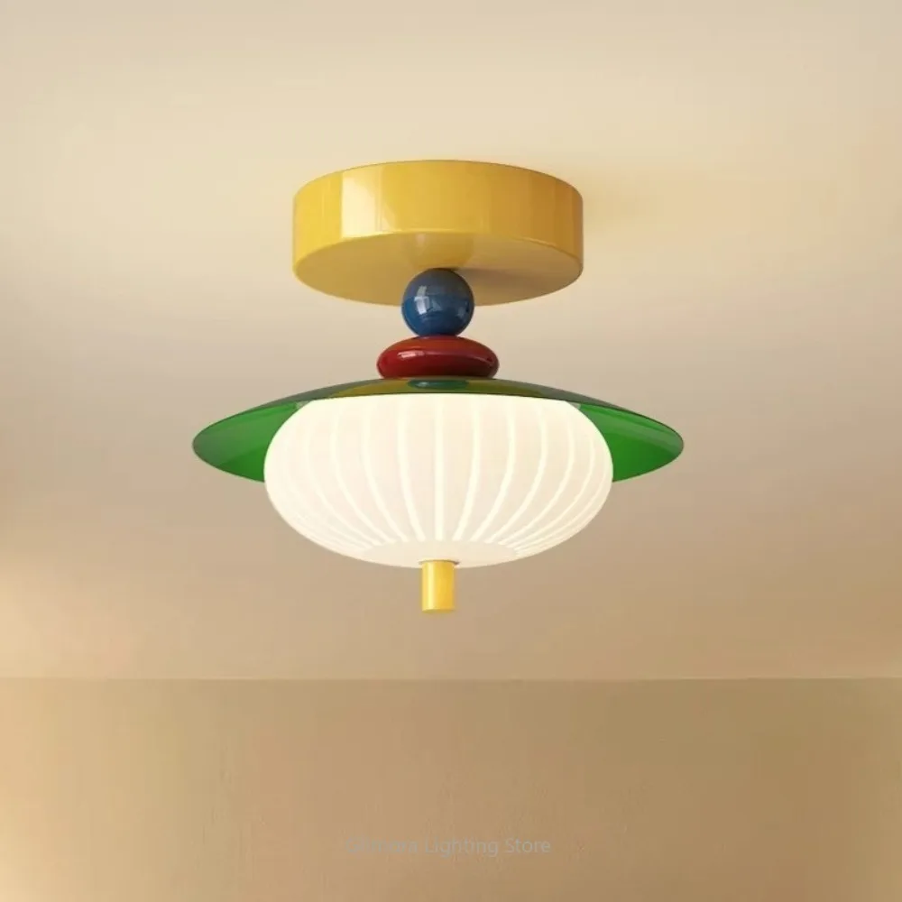 

Modern Minimalist Creative Entryway Light, French Cream Style Corridor & Study Decor Lamp with Unique Ambient Illumination