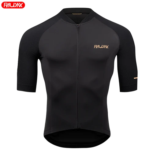 Imagen 2 del producto Camiseta de Ciclismo para hombre RAUDAX, camisetas de bicicleta de carreras de alta calidad, Ropa de Ciclismo, Maillot de verano, Kit de uniforme de Ropa de Ciclismo MTB
