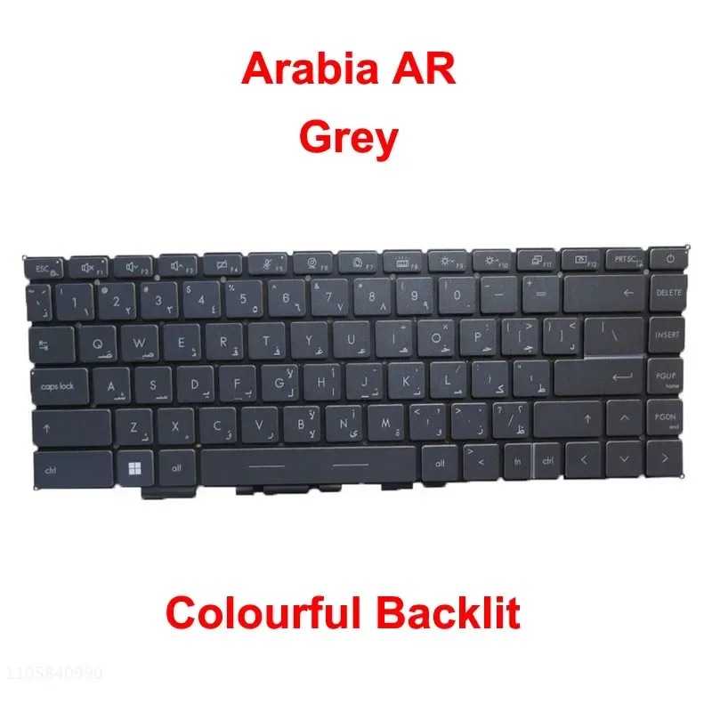 JY Laptop Backlit CA GR FR NE BE AR CS HU PO SW KR Keyboard For MSI Stealth 15M A11U MS-1562 A11SDK A11SEK A11UE Grey No Frame N