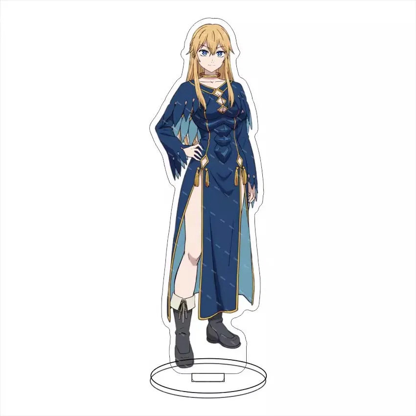 Anime de 16 cm ‌ Figura de la Princesa Guerrera y el Rey Bárbaro, Seraphina de Lavilant, Base Acrílica, Adornos y Regalos