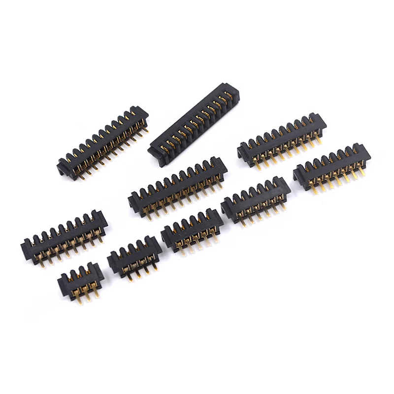 Blade Socket Inner Battery Connector 2.5MM Pitch 3 4 5 6 7 8 9 10 11 Position Right Angle Through Holes PCB Receptacle Female