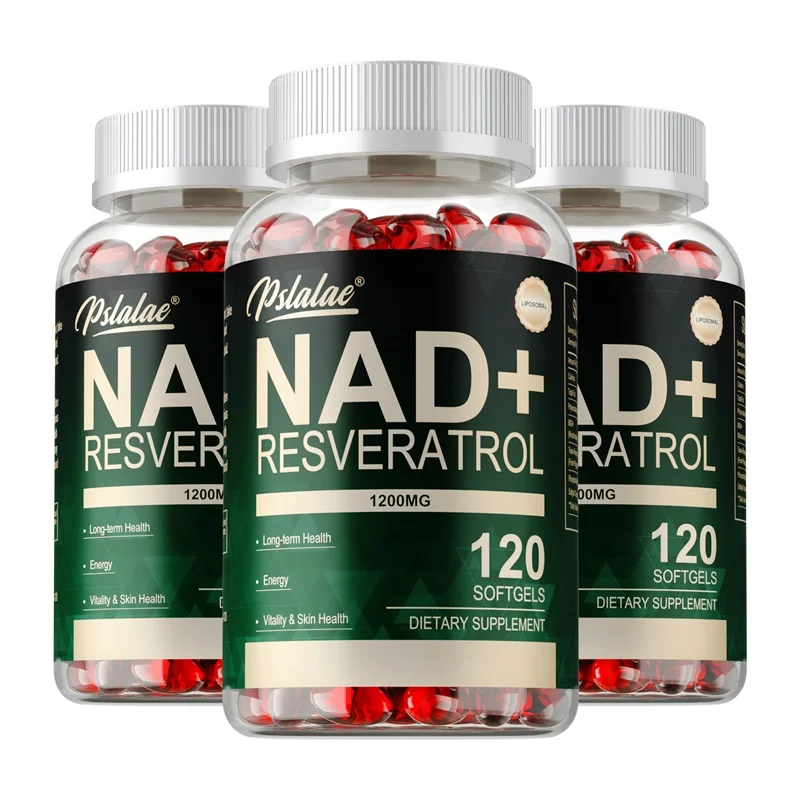 NAD+ Resveratrol - Supports Cell Health, Brightens Skin, Improves Energy and Vitality, Antioxidant