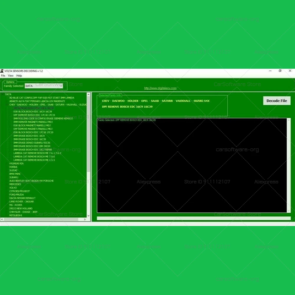 Picture 5: ECUs Volta sensor decoding V1.2 obd2 repair utility without limitation Car Software unlock delete reset EP·ROM Flash MCU Xrom