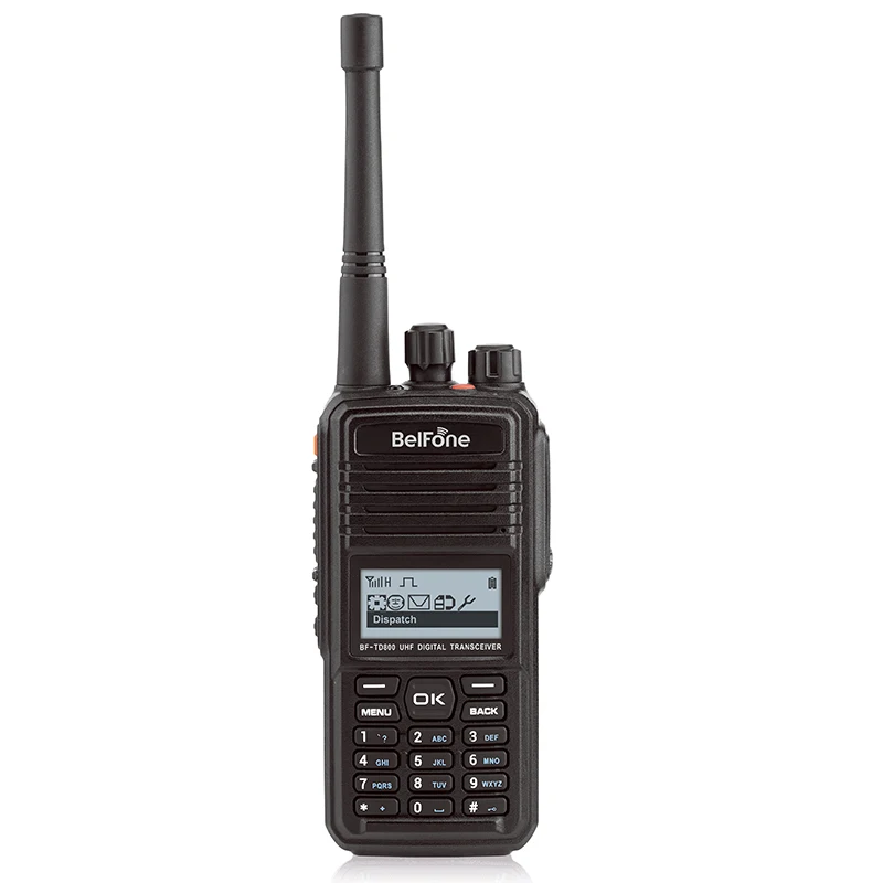 

BELFONE BF-TD800 DMR Tier II Portable Radio with GPS r fID Technology Two Way Radio Two-channel Digital TDMA System Walkie Talki