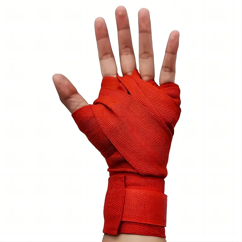 2 Stück 2,5 oder 5M Boxbandagen aus Baumwolle, Sportbandagen für Sanda, Kickboxen, MMA, Handschuhwickel, Gürtel, Boxsport-Bandage – Detail 4