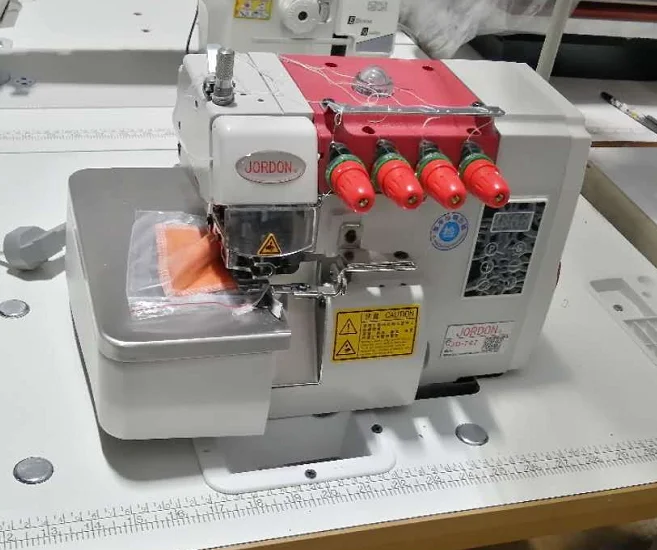 Jordon 747D sewing machine overlock with direct drive motor keep good quality wholesaler to Nepal nicaragua algeria argentina