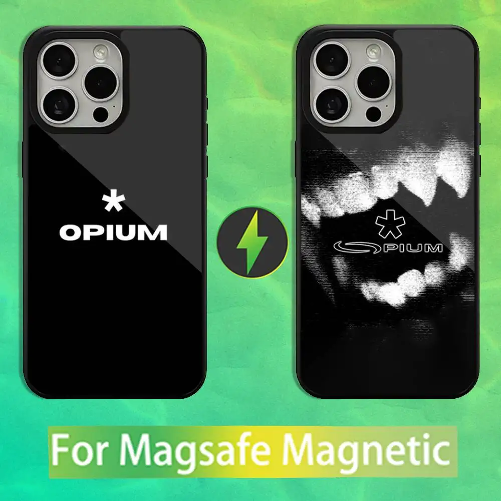 

Rap O-Opium-ES Band Phone Case For iPhone 16,15,14,13,12,11,Pro,Max,Plus,Mini,Magsafe,Magnetic Wireless Charging Case