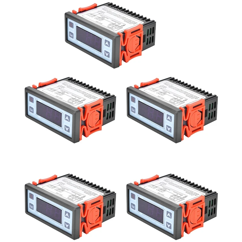 

5X STC-200 Digital Thermostat Temperature Controller Microcomputer Refrigeration Heating Controller AC220V