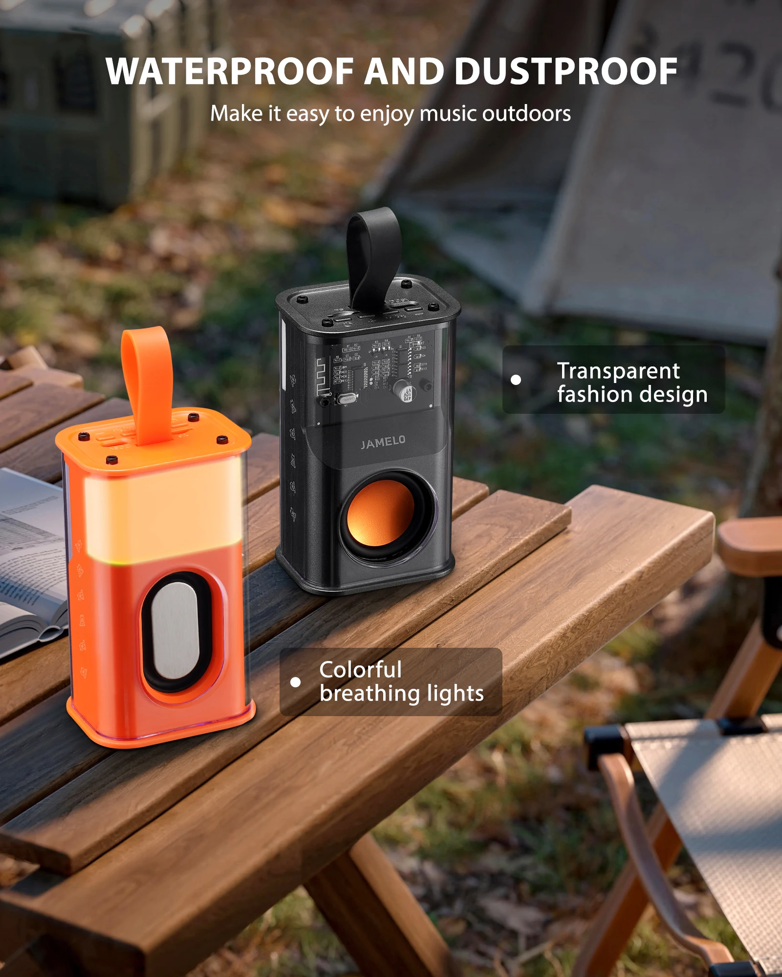 Portable Speakers Bluetooth-Compatiable Wireless Mini Speaker Ith Rgb Light Waterproof Usb Flash Drive Connect Small Speaker