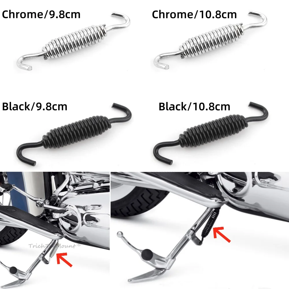 

Motorcycle Kickstand Spring Side Stand Tension Spring For Harley Dyna Softail FatBoy Sportster XL883 1200 Electra Glide FLHR