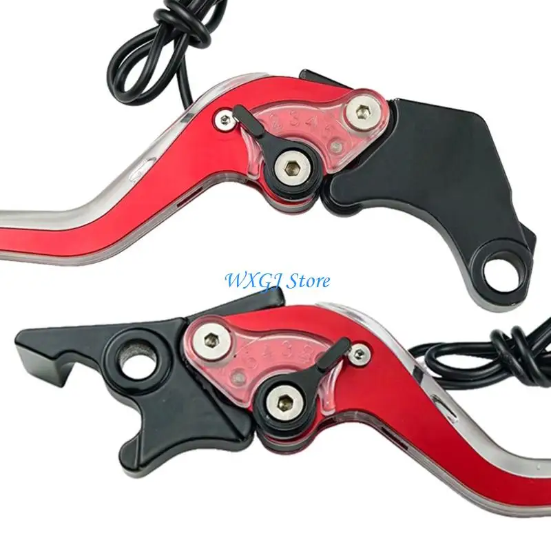 

37JE Мотоцикл левой правой боковой гидравлический тормозный рычаг рычаг светодиод