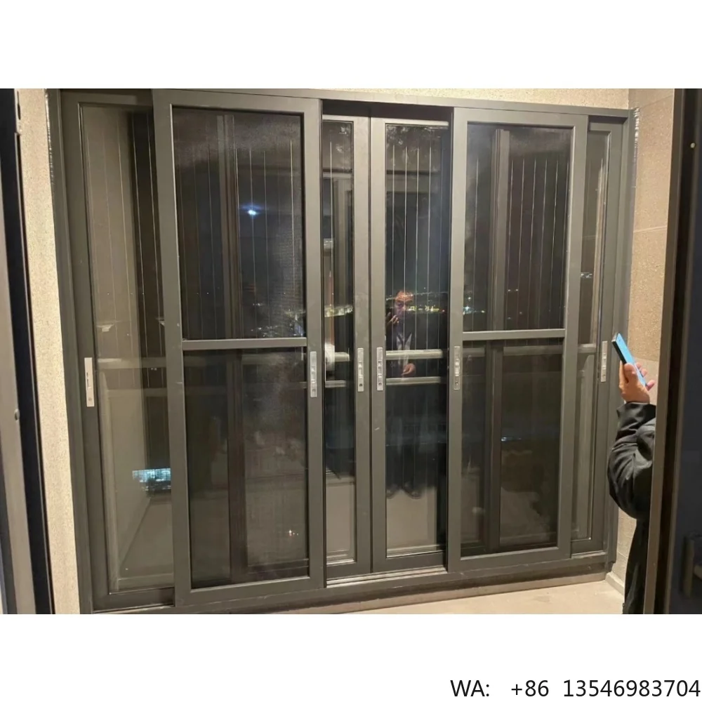 

Aluminum Alloy Sliding Door Modern Frame for Balcony and Patio Space