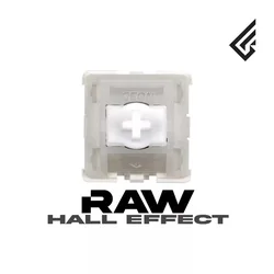 Geonworks RAW HE Linear Switch 40g Pressure Lubricated 2Pin Custom Translucent Original Magnetic Shaft for Mechanical Keyboard