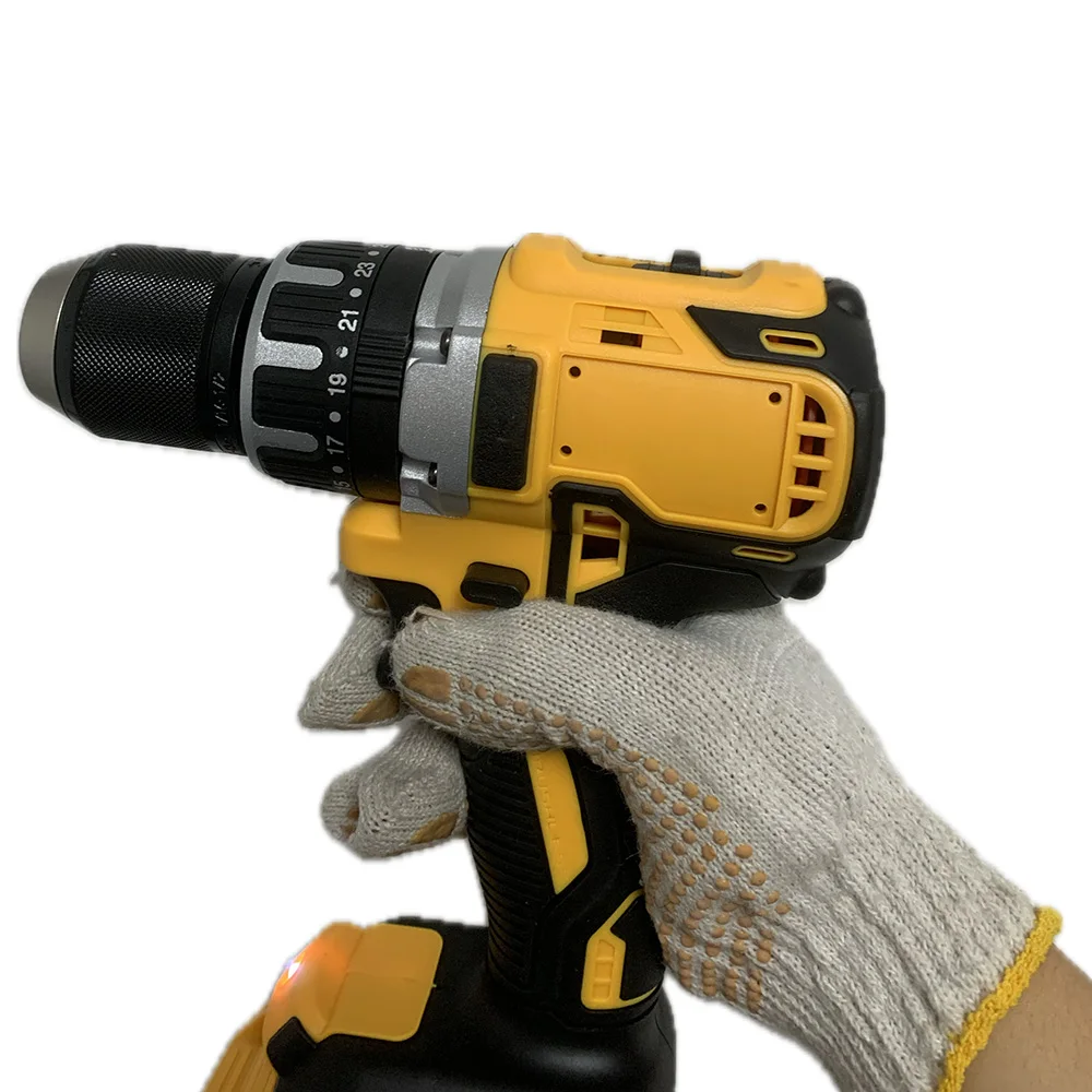 Dewalt 20V 배터리에 적합 브러시리스 해머 드릴 3in1 전기 스크루 드라이버 무선 임팩트 드릴 전동 공구