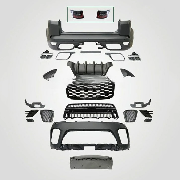 

Полный комплект для автомобиля: съемный бампер, фары, задние фонари, выхлопная труба