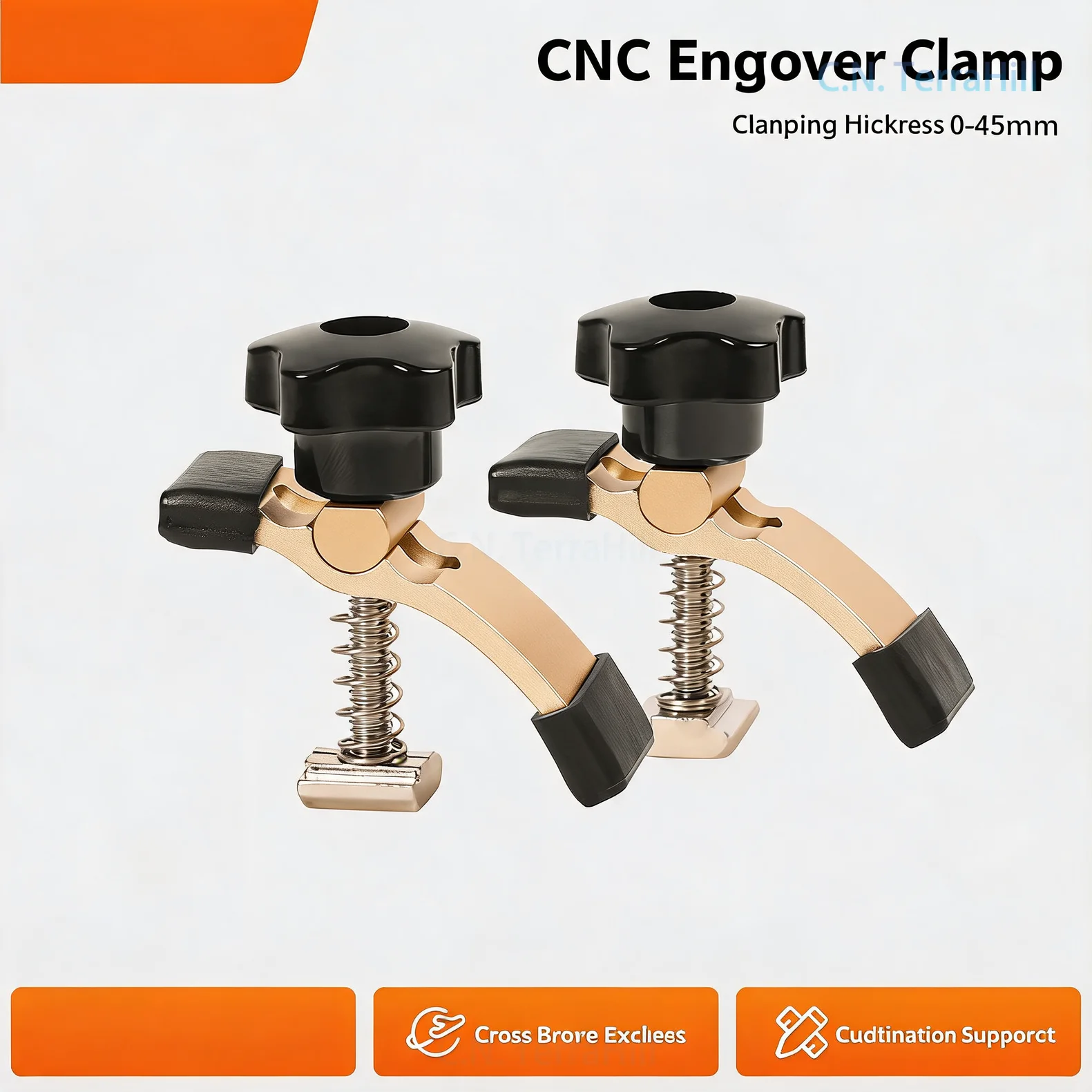 CNC Fixture Clamp Arc Press Plate Set CNC Milling Machine Workholding Tool for CNC Router Engraving Machine
