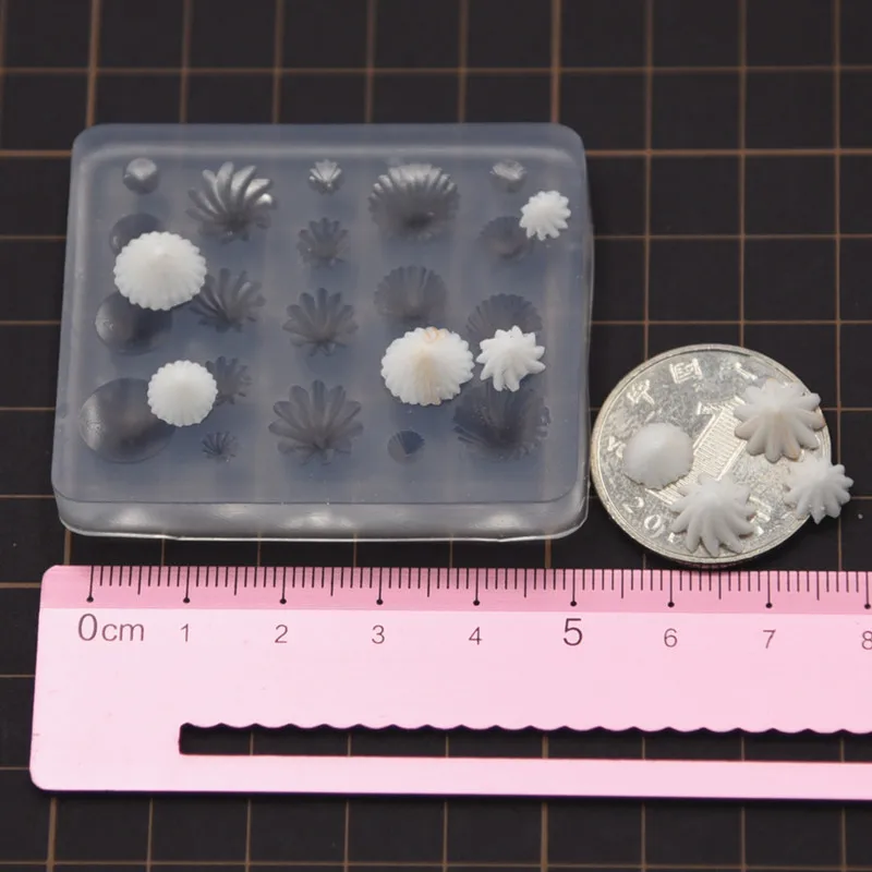 

Mini Cute Ice Cream Head Silicone Mold Pottery Clay Handicraft DIY Jewerly DIY molds