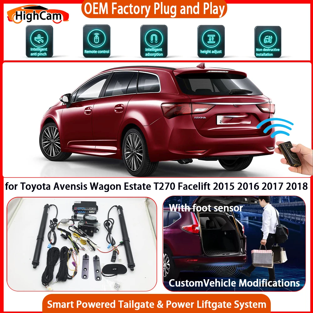 for Toyota Avensis Wagon Estate T270 Facelift 2015 2016 2017 2018 Smart Powered Tailgate Power Liftgate Tailgate Power Lift Gate