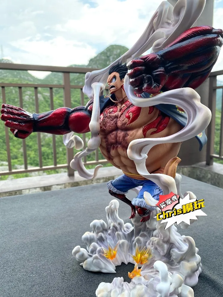 원피스 원숭이 D 루피 애니메이션 피규어 주변 수지 동상 모델 장면 동상 장식 장식품 선물 장난감 컬렉션