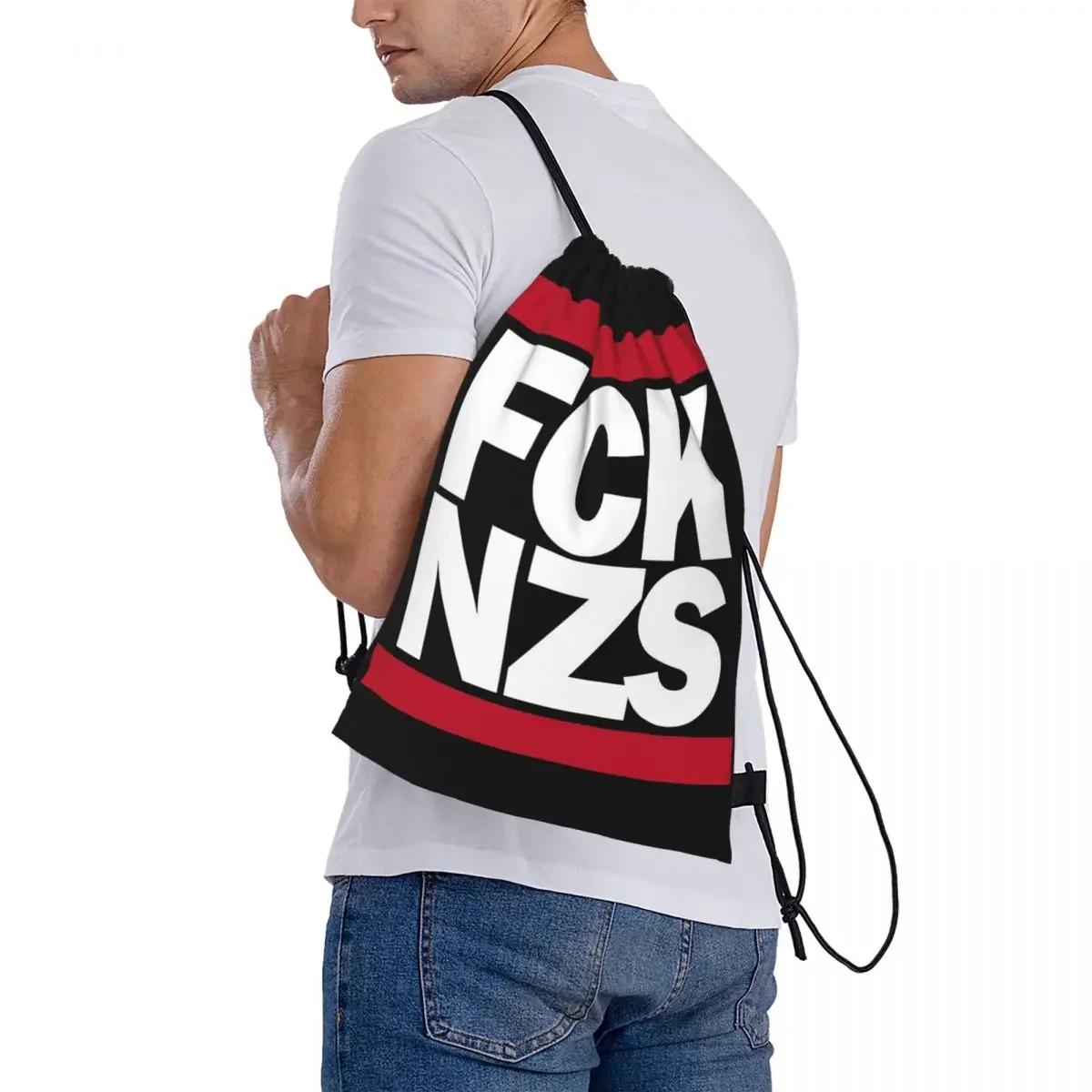 Fck Nzs zaini moda borse portatili con coulisse borsa con coulisse borsa per scarpe da tasca borsa per la scuola di viaggio