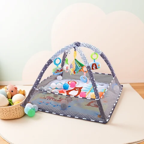 Educational Fitness Frame For Children Play Mat Rack Crawling Blanket Infant Play Rug Gift Kids Activity Mat Gym Baby Toys