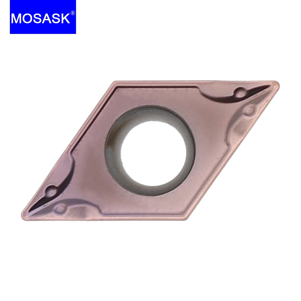 

10PCS DCMT 0702 11T30 TM MV ZP152 CNC Carbide Inserts Lathe Tools Turning for General Machining