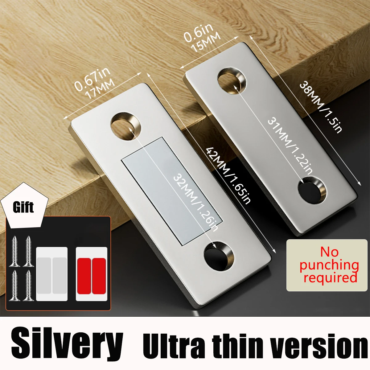 Drawer Magnet Door Catch 10Pcs Cabinet Door Magnets Kitchen Drawer Magnets Closures Catch Cupboard Latch for Wardrobe Closet