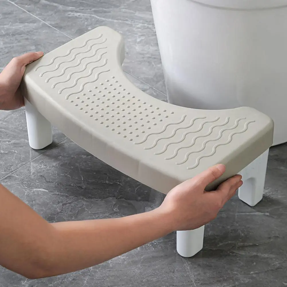 

Toilet Squat Stool Removable Non-slip Toilet Seat Stool Ergonomic Toilet Footrest Home Adult Bathroom Accessories