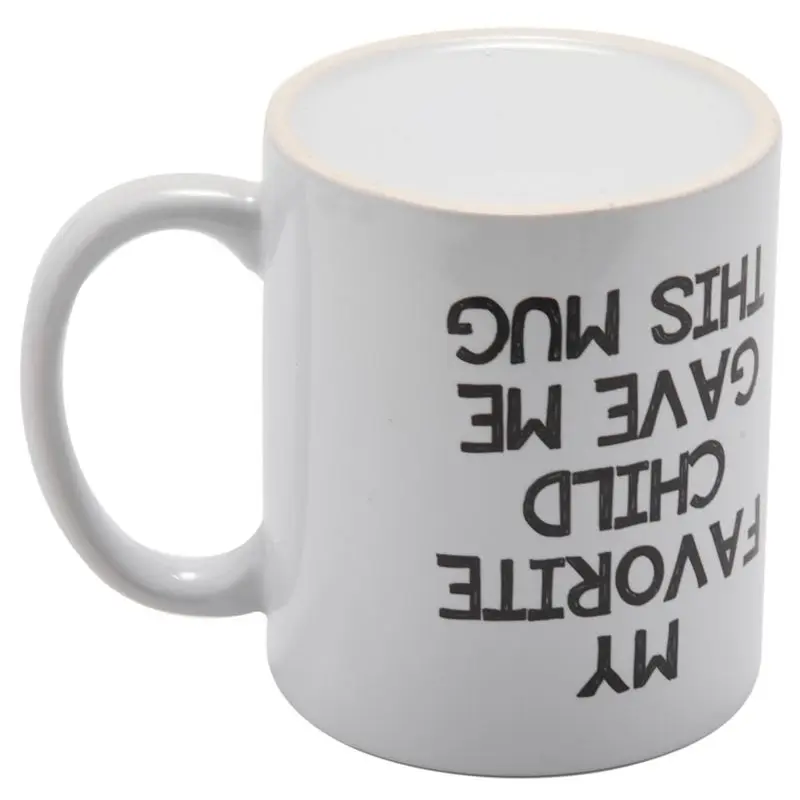 ABYN-2X My Favorite Child Gave Me This Funny Coffee Mug - Best Mom & Dad Christmas Gifts Gag Xmas Present Idea From Daughter