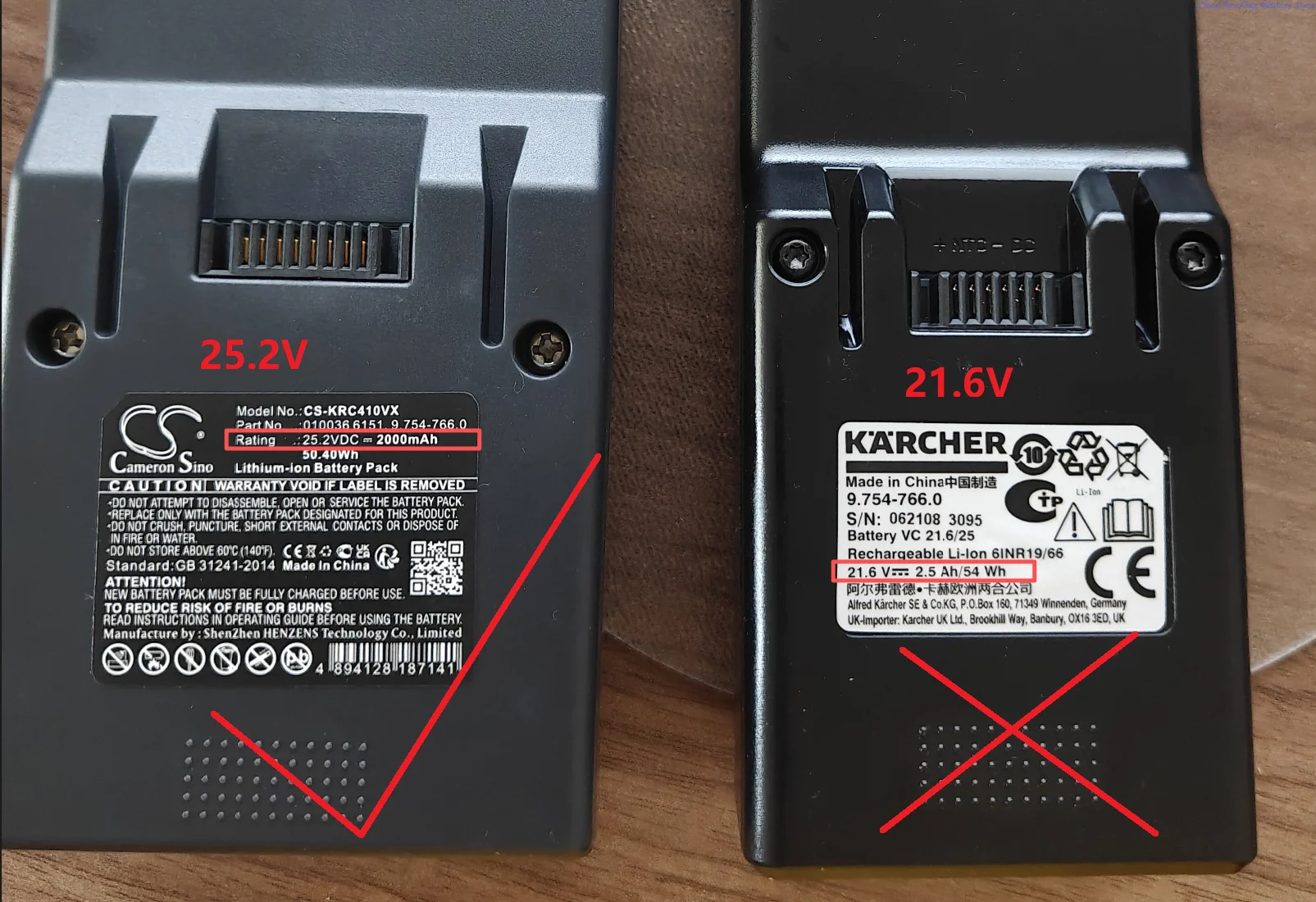 

Аккумулятор Cameron Sino 25.2V 2000mAh 010036 6151, 9.754-766.0 для Karcher VC 4 Cordless myHome, VC 4 Cordless Premium myHome, VC4