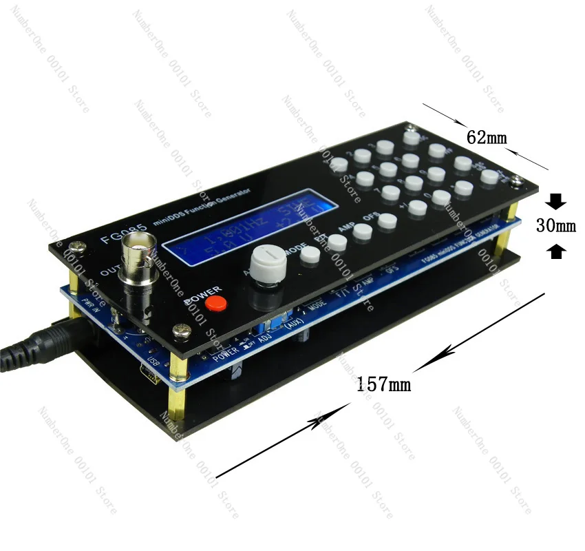 

DDS digital function signal generator DIY production kit servo signal test electronic teaching competition training
