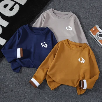 Kids Casual Printed T-Shirt Set 6 1/3 Piece Children's Summer And Autumn Casual Fashionable Short Sleeved T-shirt For Boys And Girls Comfortable Long Sleeved Top 6