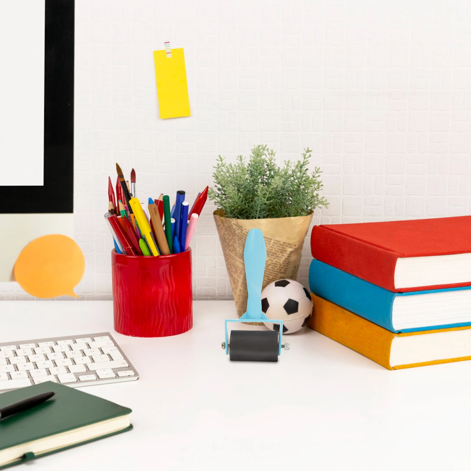 

5 шт., пластиковые ролики для гравюры, пластиковые ролики для рукоделия, скрапбукинга, живописи, клеевые чернила, виниловые многофункциональные ролики