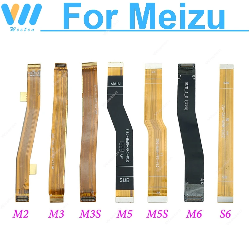 

Гибкий кабель материнской платы для Meizu M1 M2 M3 M3s MX4 M5 M5s M6 M6s S6 M6T Pro Max Замена гибкой ленты материнской платы
