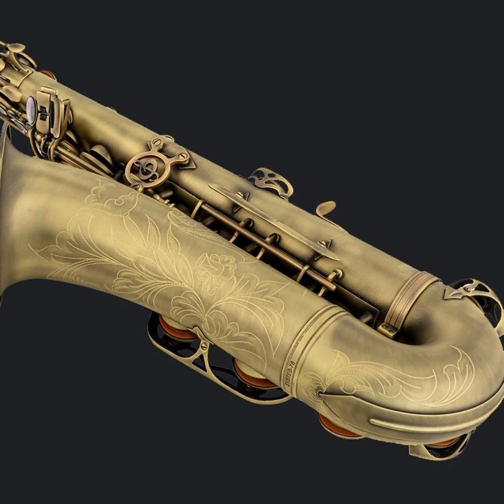 P.Mauriat PMXT-76 tenor Saxophone Antique Copper Plated  Professional tenor sax Musical Instrument With Mouthpiece Reed Neck