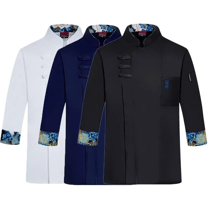 Uniforme de Chef à manches courtes pour hommes et femmes, veste de cuisine en lin extensible, chemise de serveur