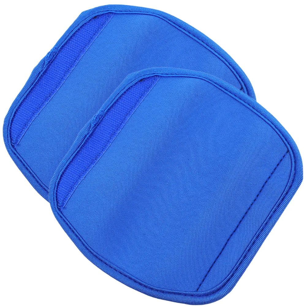 Marqueurs de Bagages en Néoprène Bleu, Protection d'Accoudoir, Enveloppes de Poignée de Poussette pour Poignées de Valise