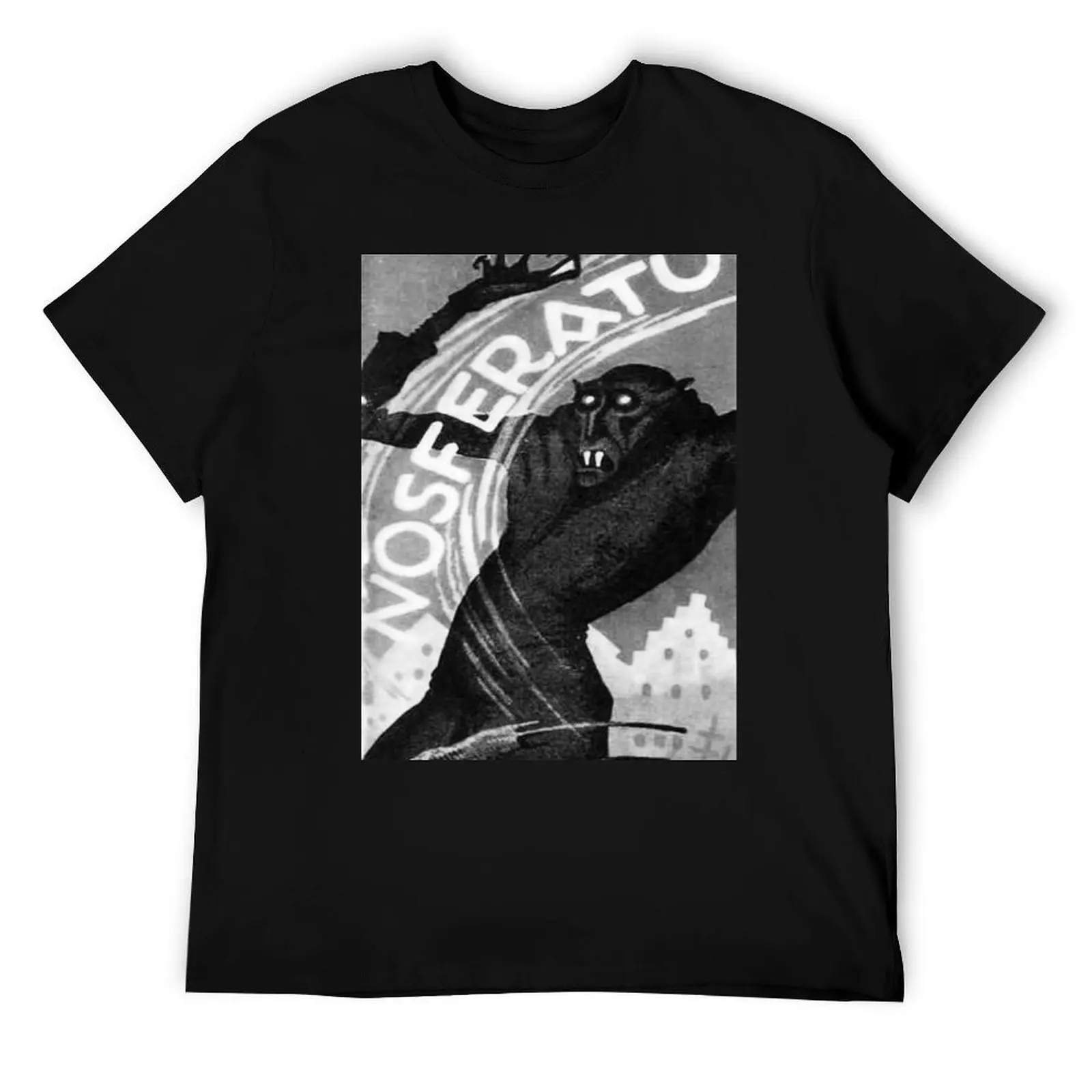 

Nosferatu A Symphony Of Horrors Restored Film poster (grey) T-Shirt t shirts for man slim fit T-Shirt